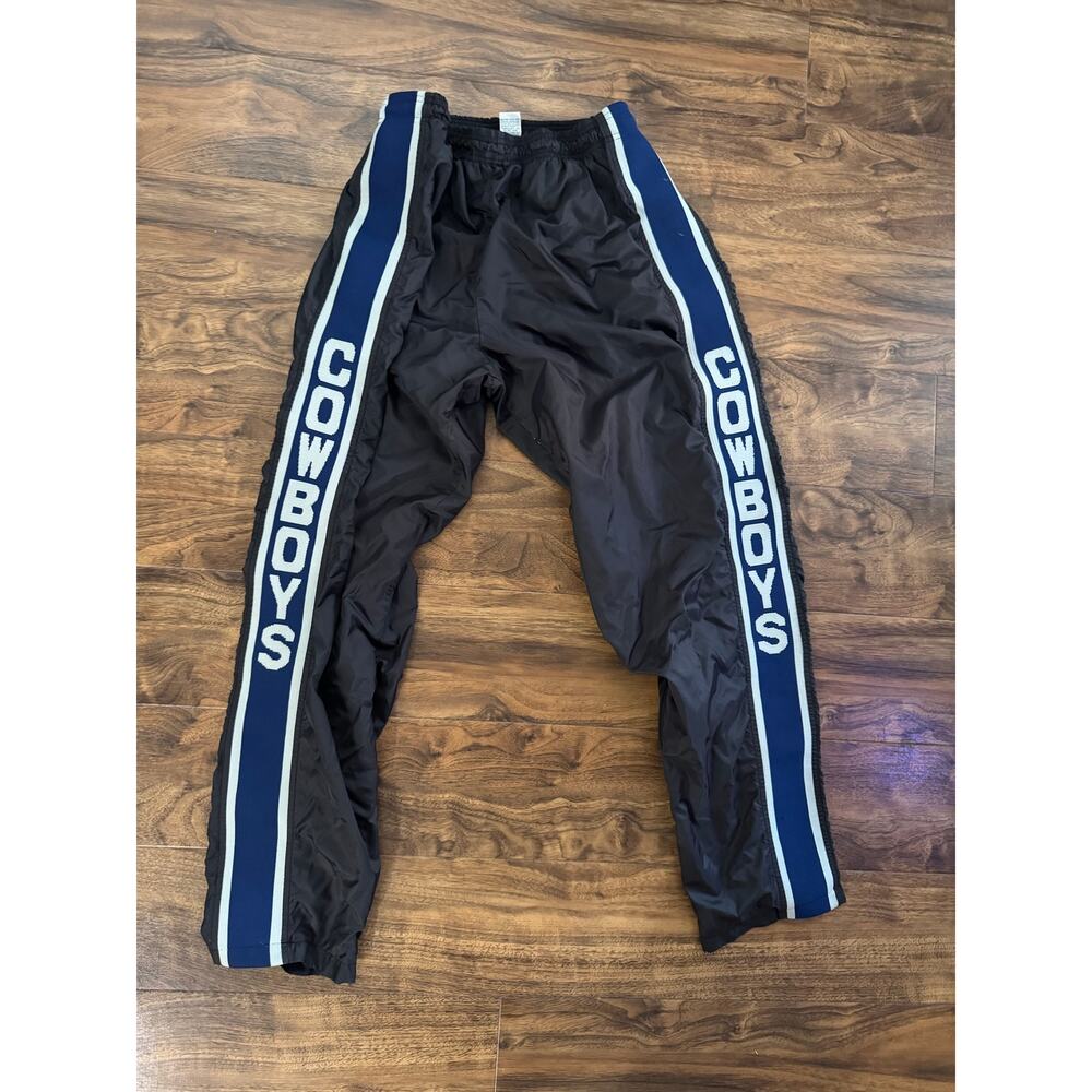 Y2K Dallas Cowboys Stukes Striped Windbreaker Jogger Pants M